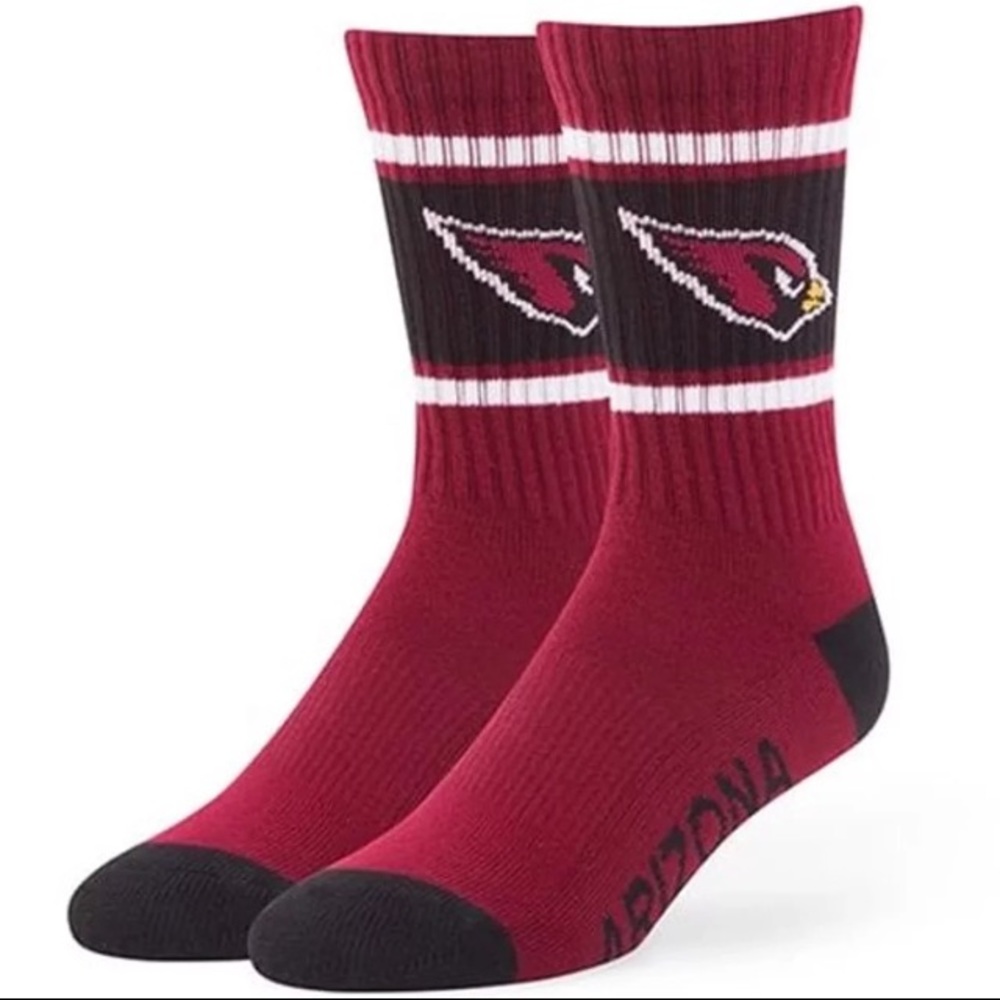 Arizona Cardinals 47 brand socks Nwt